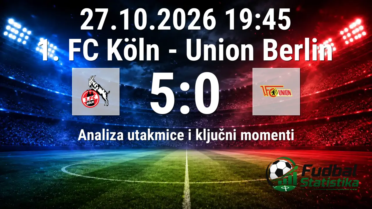 Keln – Union Berlin 5:0, DFB Pokal 2026