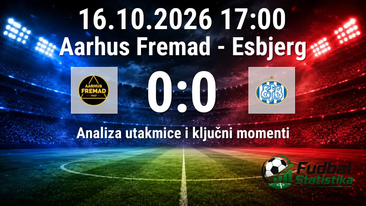 Aarhus Fremad - Esbjerg 0:0, danska 1. Division