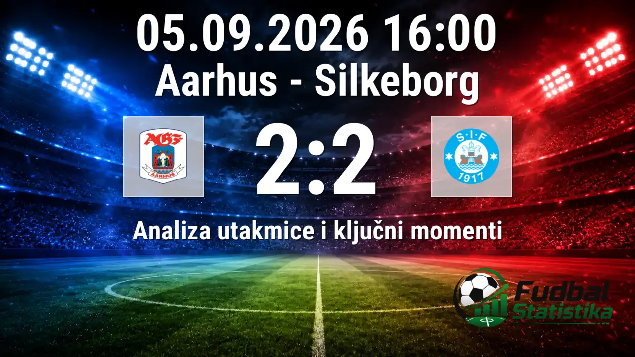 Aarhus - Silkeborg 2:2, Superliga 7. kolo