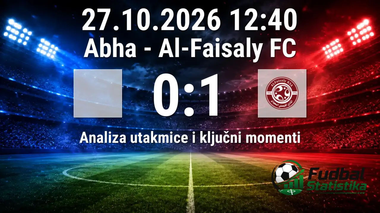 Abha vs Al-Faisaly FC 0:1 - Pro League analiza