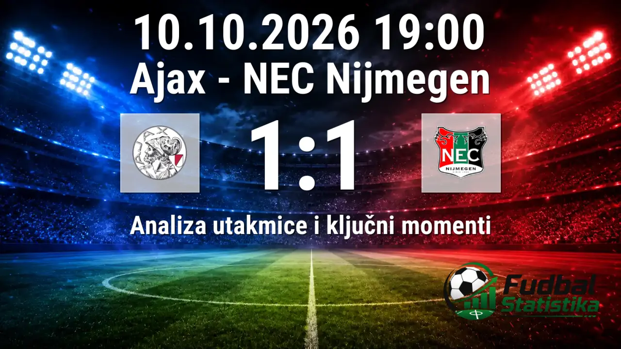 Ajax i NEC remizirali u Amsterdamu