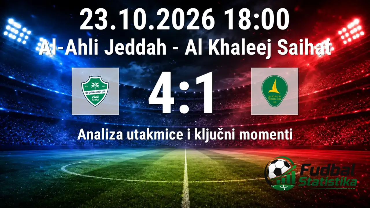 Al-Ahli Jeddah - Al Khaleej Saihat 4:1 analiza