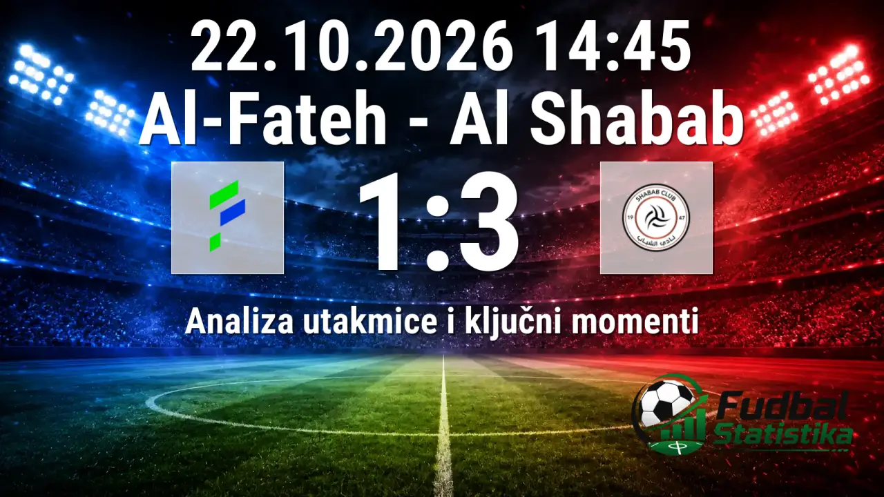 Al Shabab slavio protiv Al-Fateha u Saudijskoj Pro League
