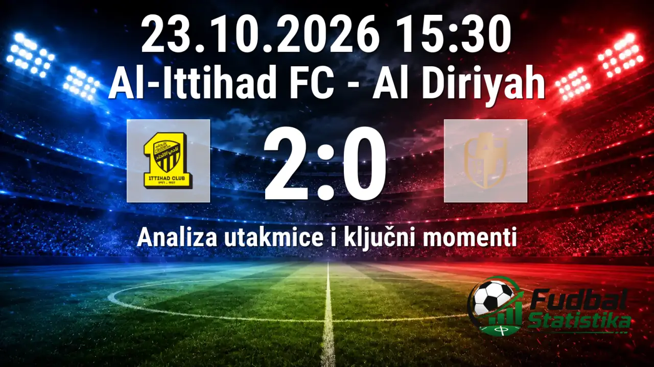 Al-Ittihad FC - Al Diriyah 2:0, Pro League 11. kolo