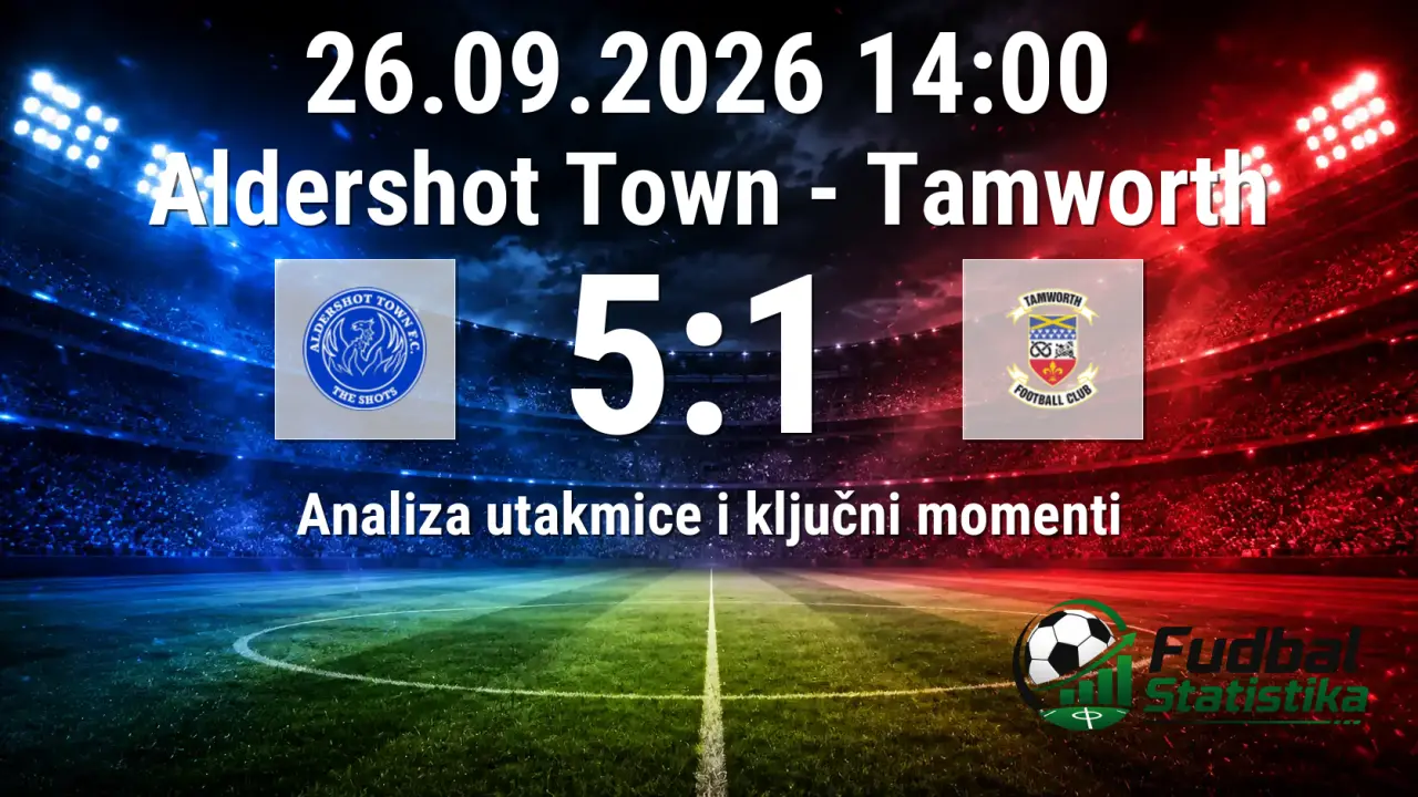 Aldershot Town - Tamworth 5:1 analiza