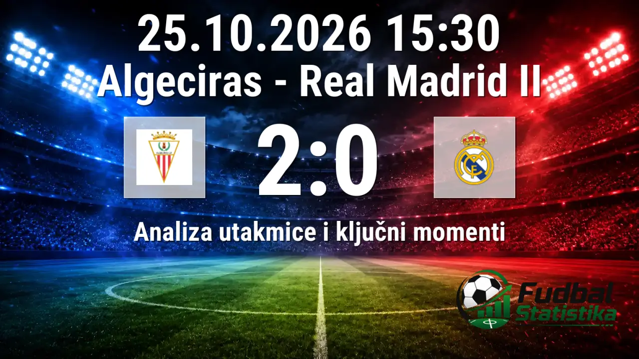 Algeciras - Real Madrid II 2:0, Primera División RFEF - Grupa 2