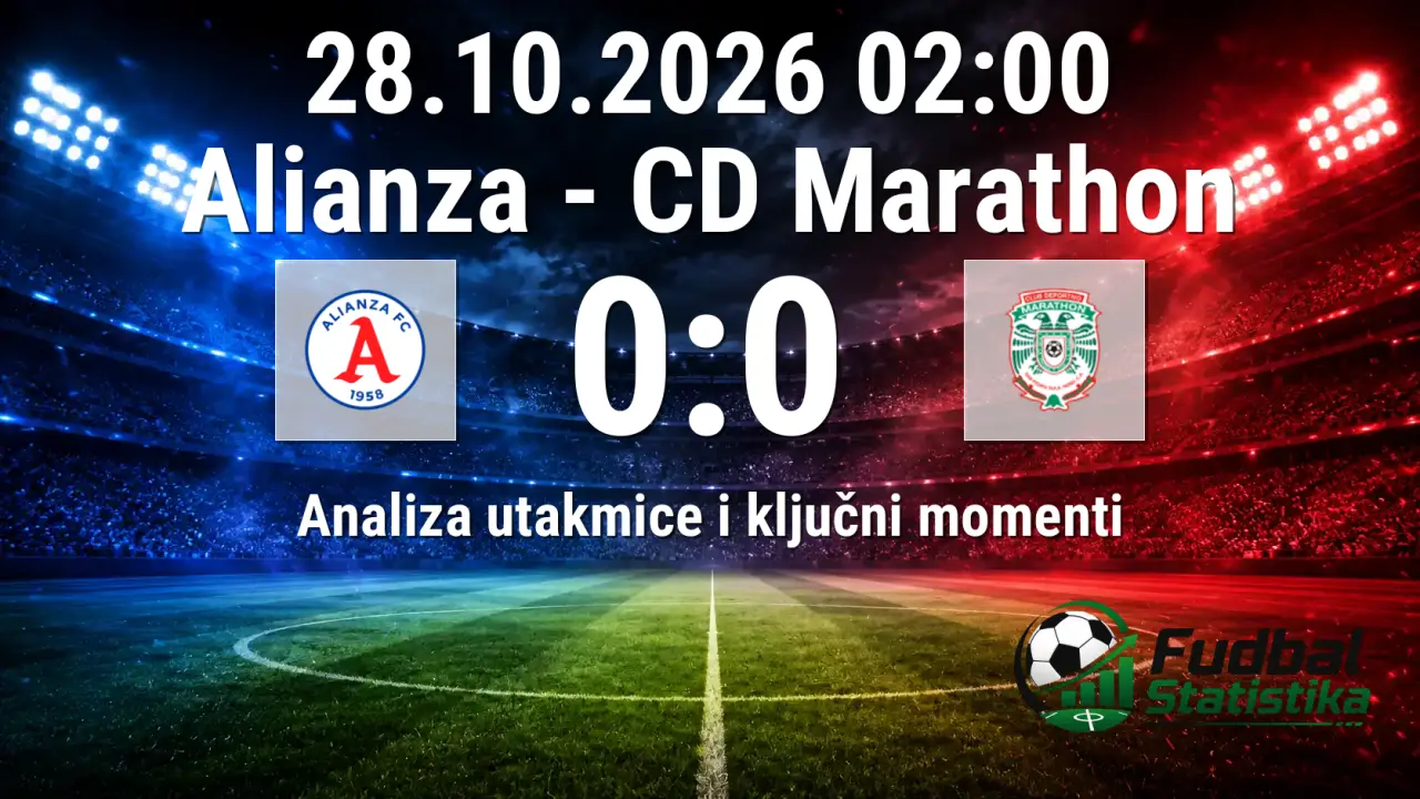 Alianza - CD Marathon 0:0, finale CONCACAF Central American Cup 2026