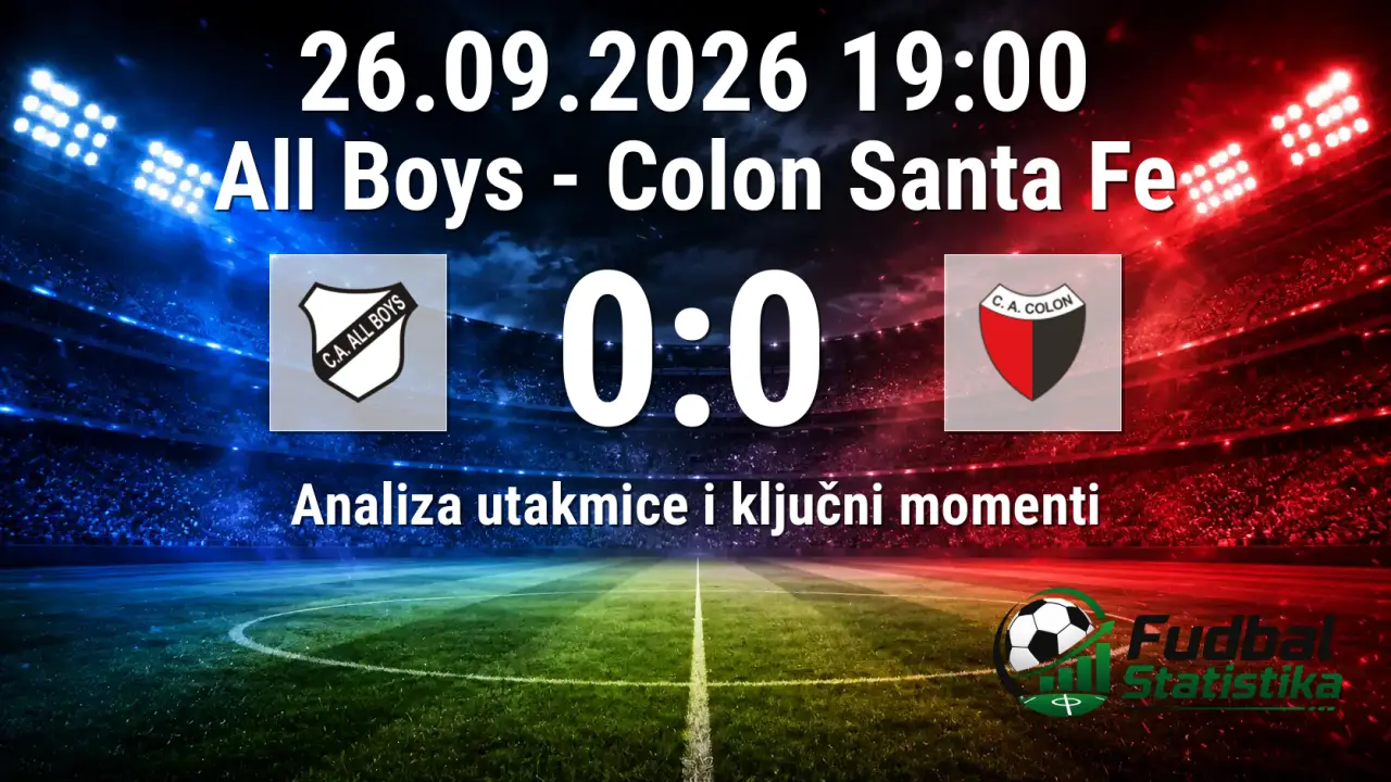 All Boys i Colon Santa Fe bez golova u Argentinskoj Primeri Nacional
