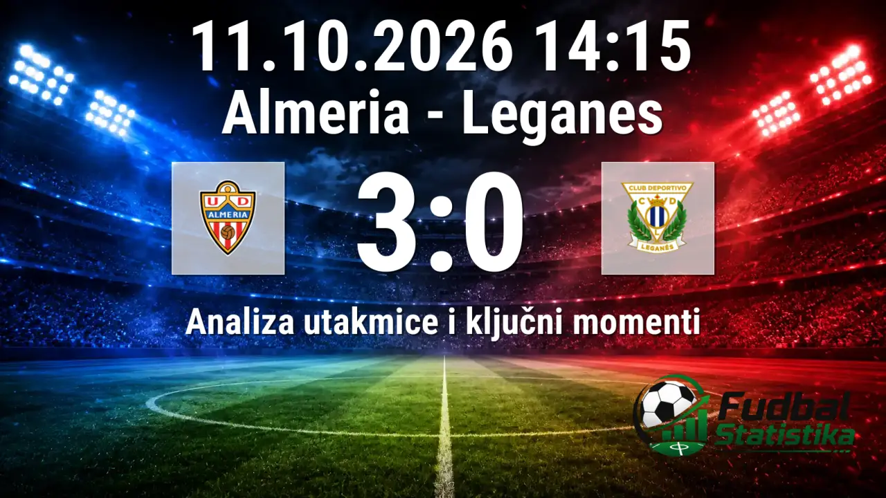 Almeria - Leganes 3:0, analiza 9. kola Segunda División