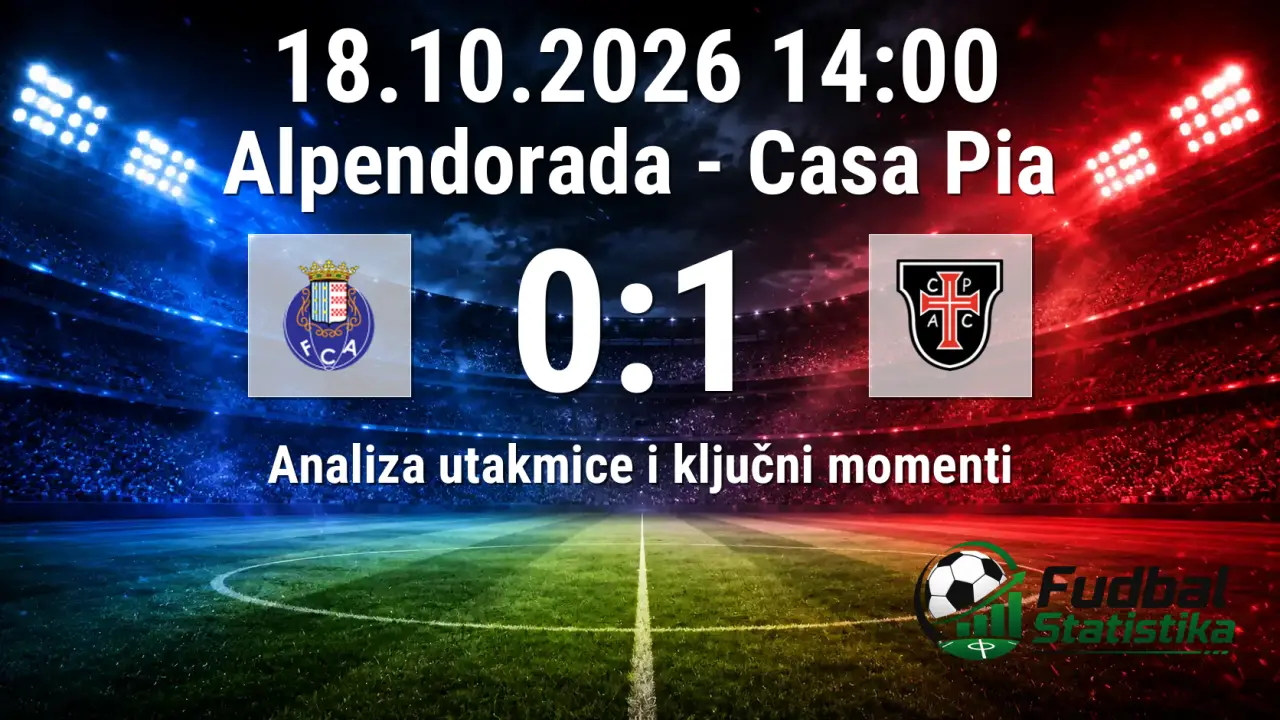 Alpendorada - Casa Pia 0:1, Taça de Portugal