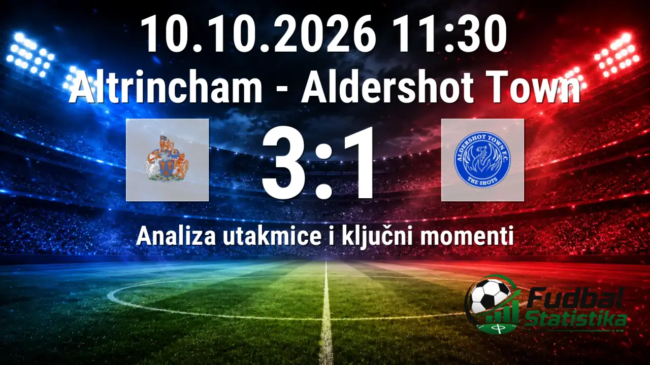 Altrincham - Aldershot Town 3:1, National League analiza