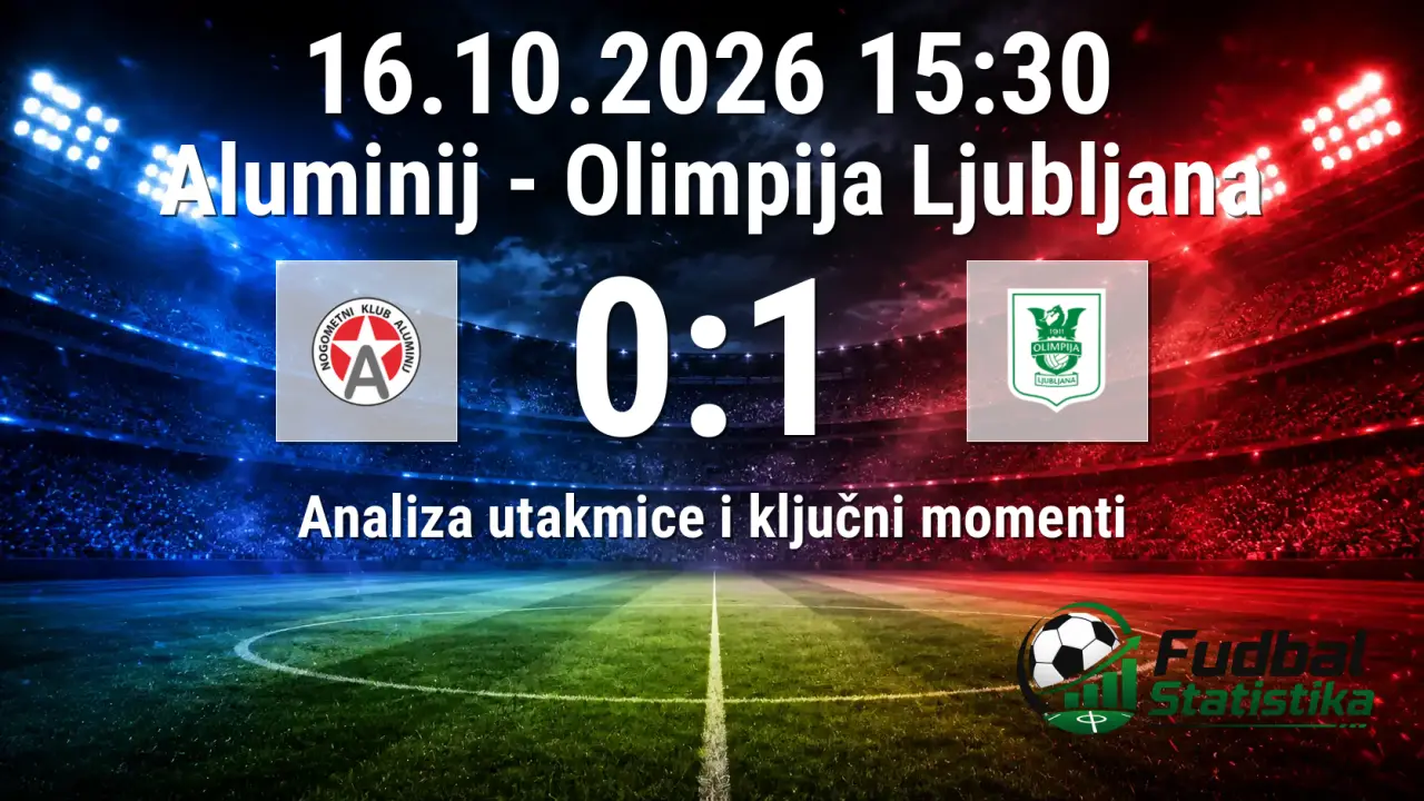 Aluminij - Olimpija 0:1 u 12. kolu 1. SNL
