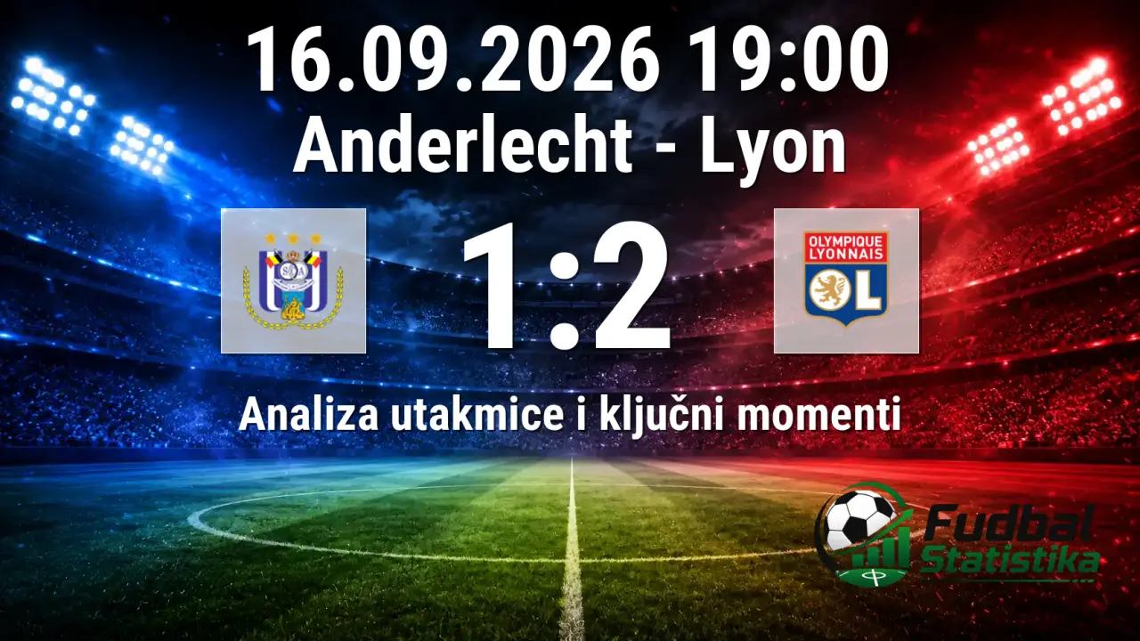 Anderlecht - Lyon 1:2, Liga Evropa 2026