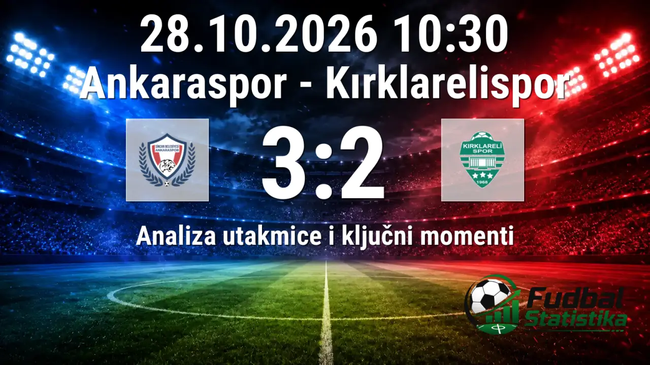 Ankaraspor vs Kırklarelispor 3. kolo Turskog kupa