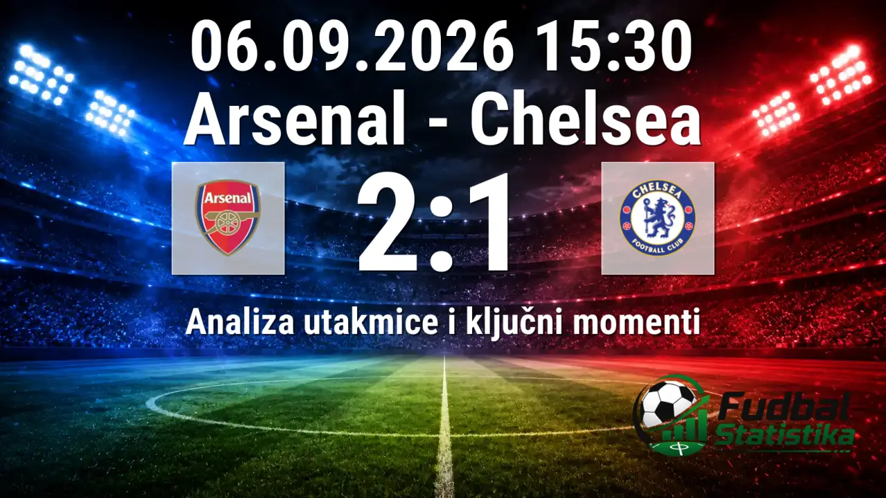 Arsenal - Chelsea 2:1, Premijer liga 2026