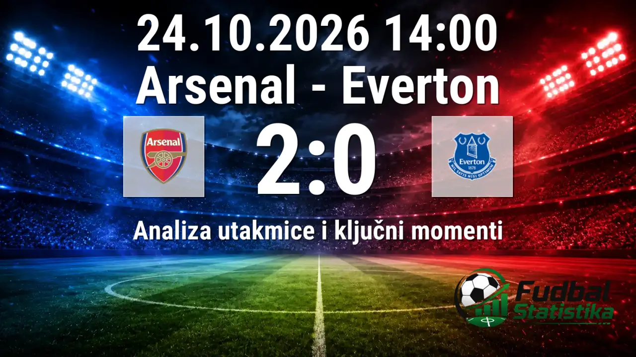 Arsenal - Everton 2:0, PL 8. kolo
