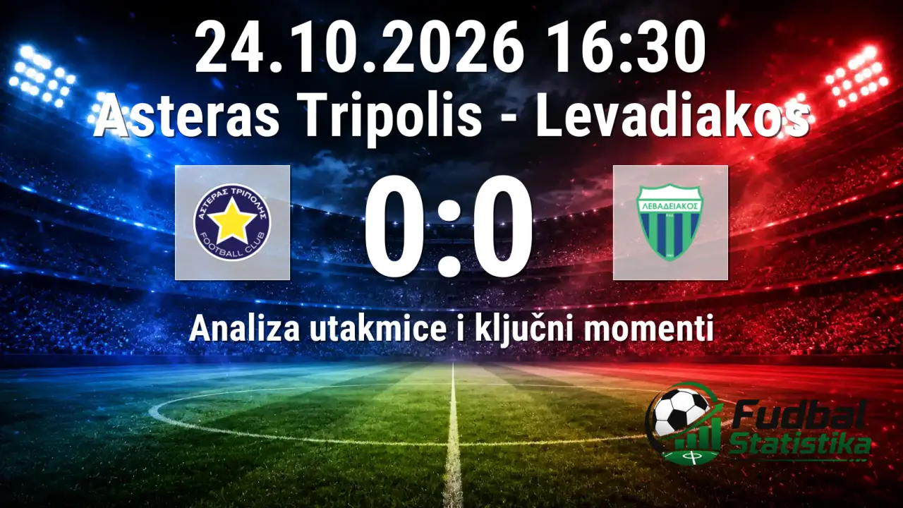 Asteras Tripolis - Levadiakos 0:0, Super League 1, 8. kolo