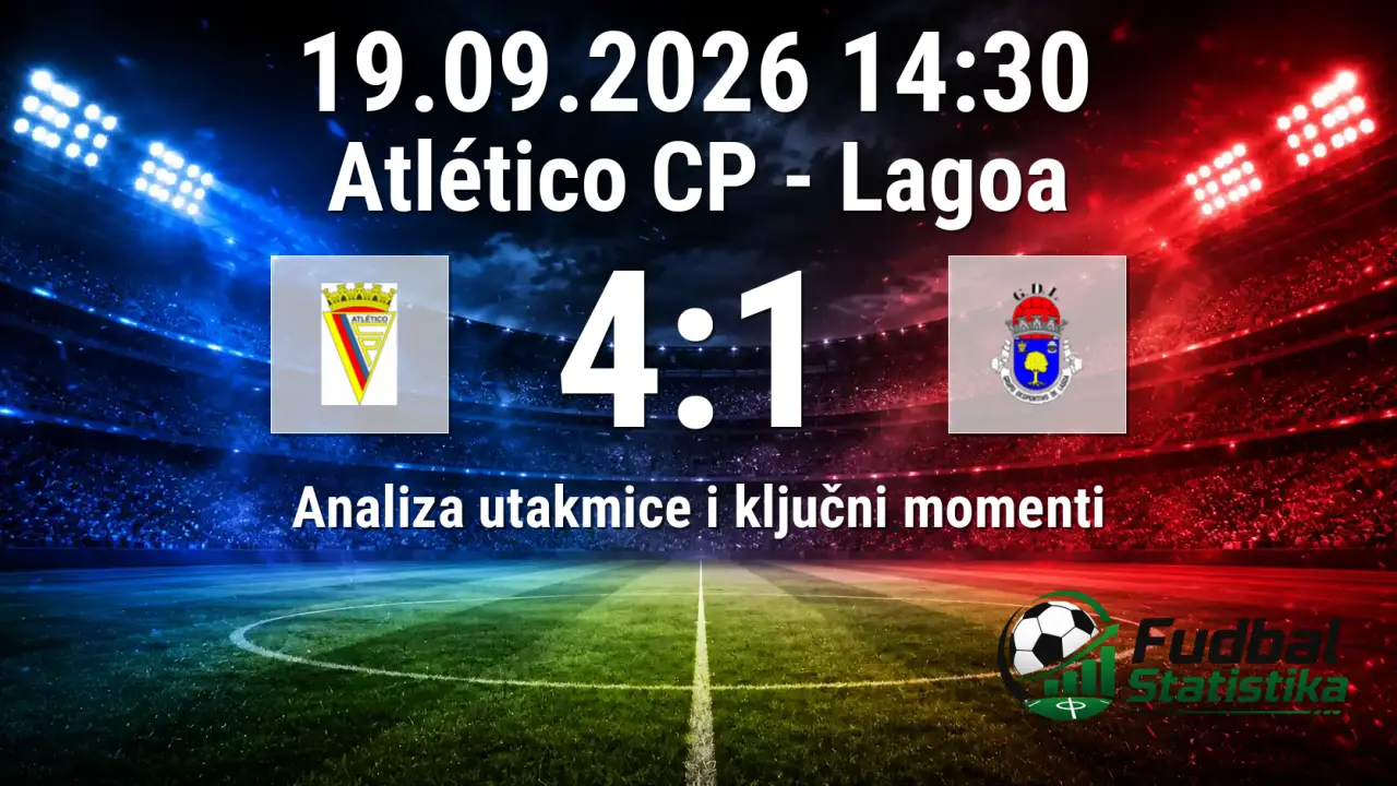 Atlético CP protiv Lagoa u Taça de Portugal