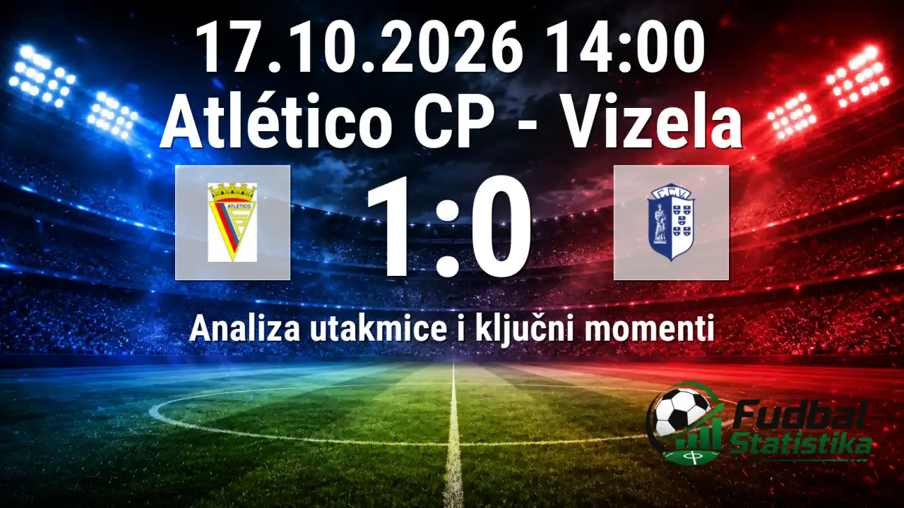 Atlético CP - Vizela 1:0 u Taça de Portugal