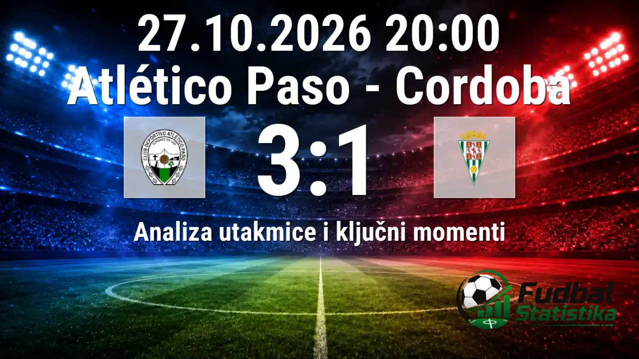 Atlético Paso - Cordoba 3:1 u Kupu Kralja