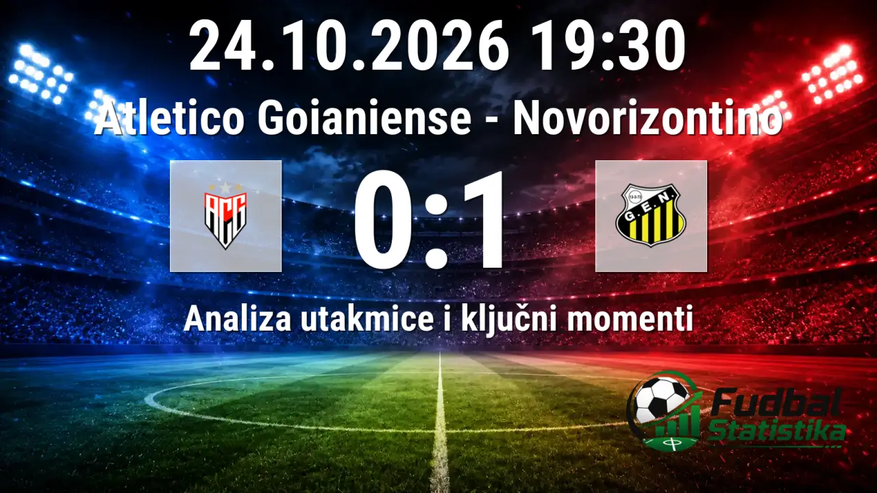 Atletico Goianiense - Novorizontino 0:1, Serie B Brazil 2026