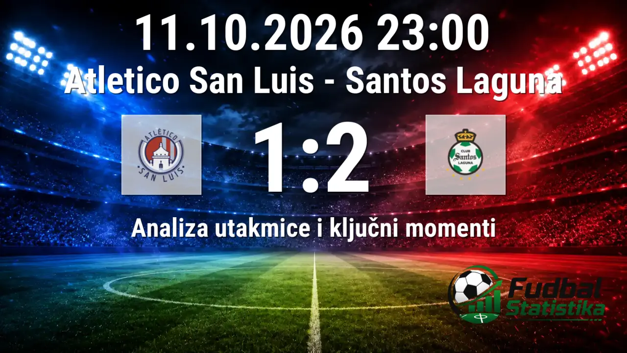 Atletico San Luis - Santos Laguna 1:2, Liga MX 2026