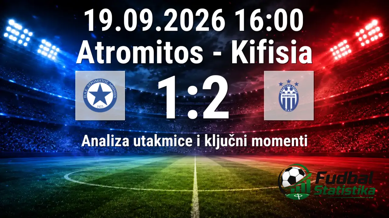 Atromitos - Kifisia 1:2, Super League 1, 5. kolo