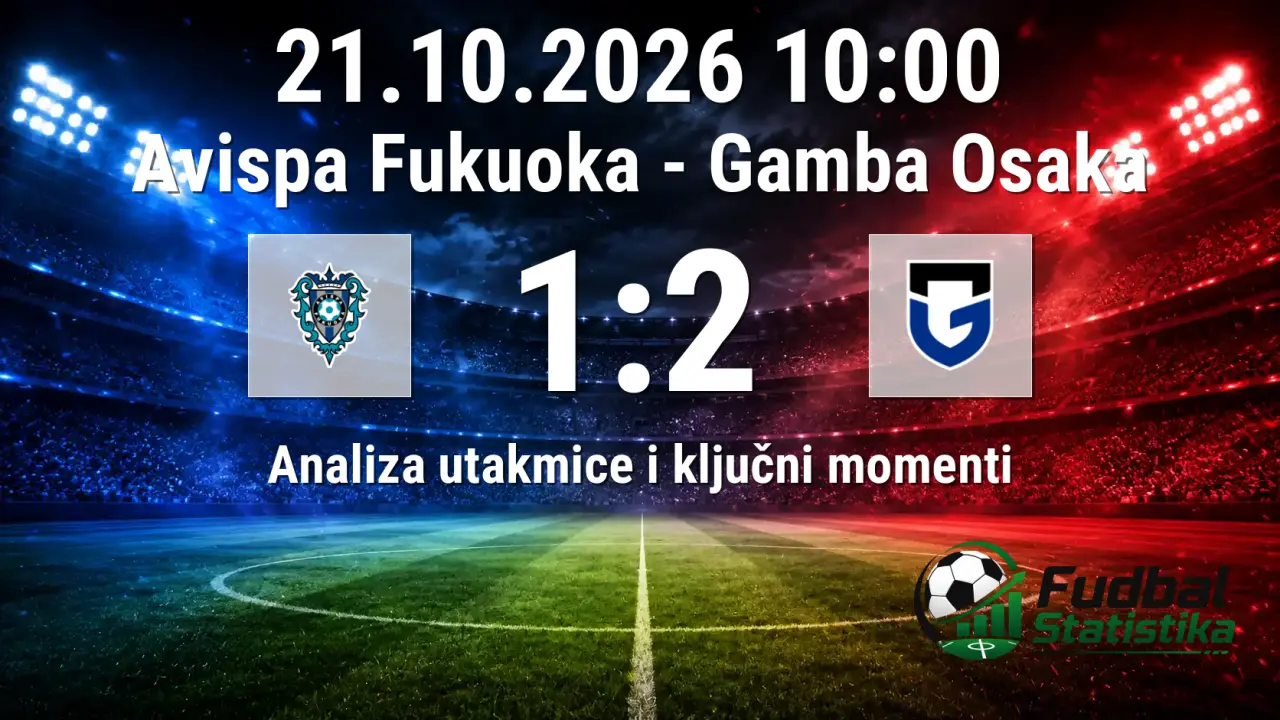 Avispa Fukuoka - Gamba Osaka 1:2, J1 League 11. kolo