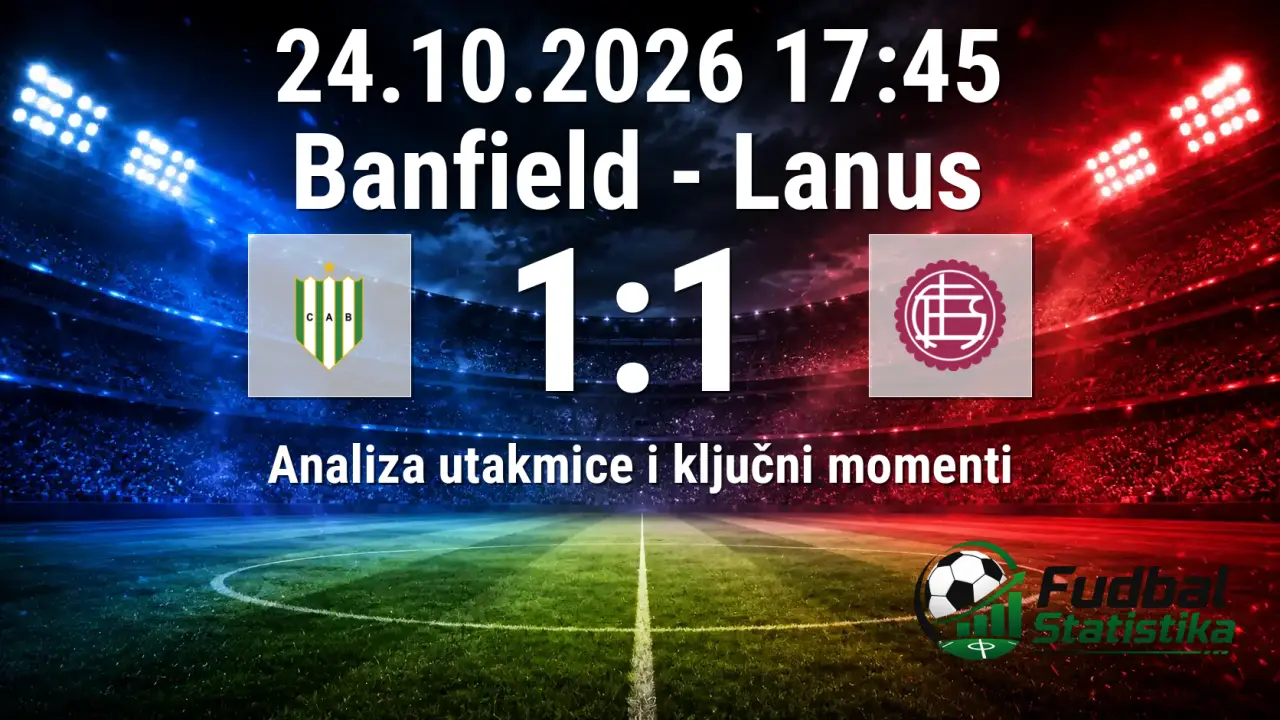 Banfield - Lanus 1:1, Liga Profesional Argentina, 14. kolo