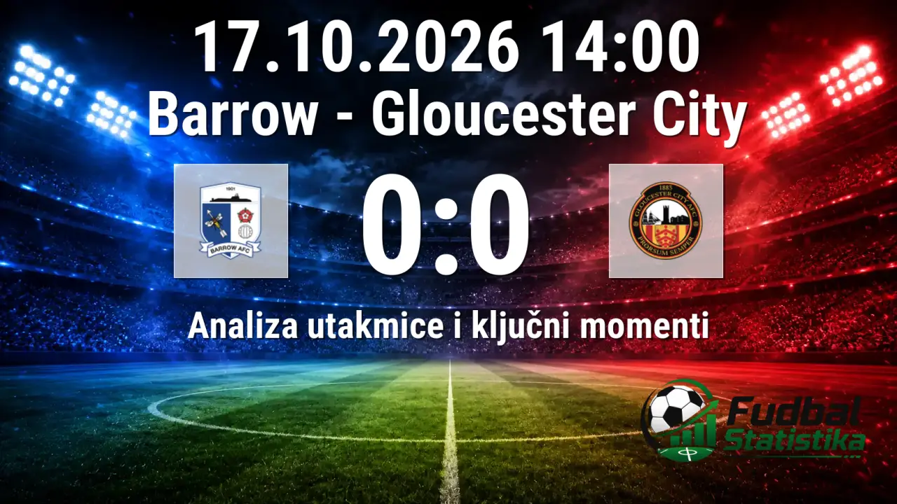 Barrow i Gloucester City bez golova u FA Cupu