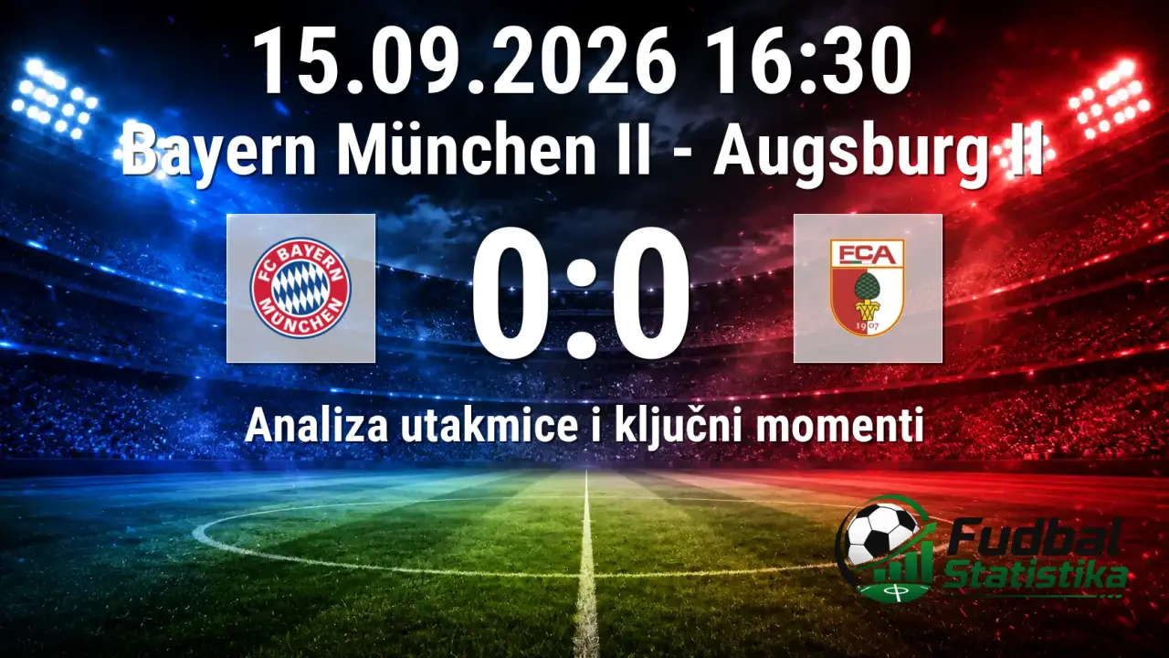 Bayern München II vs Augsburg II 0:0 - Regionalliga Bayern 2026