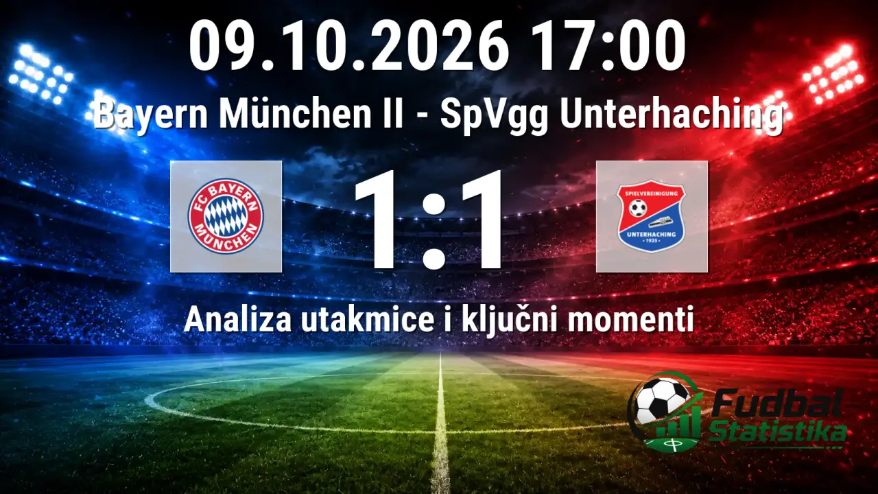 Bayern München II vs SpVgg Unterhaching 1:1