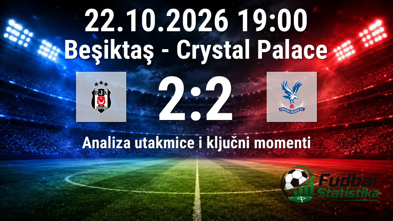 Bešiktaš i Crystal Palace remizirali u Istanbulu