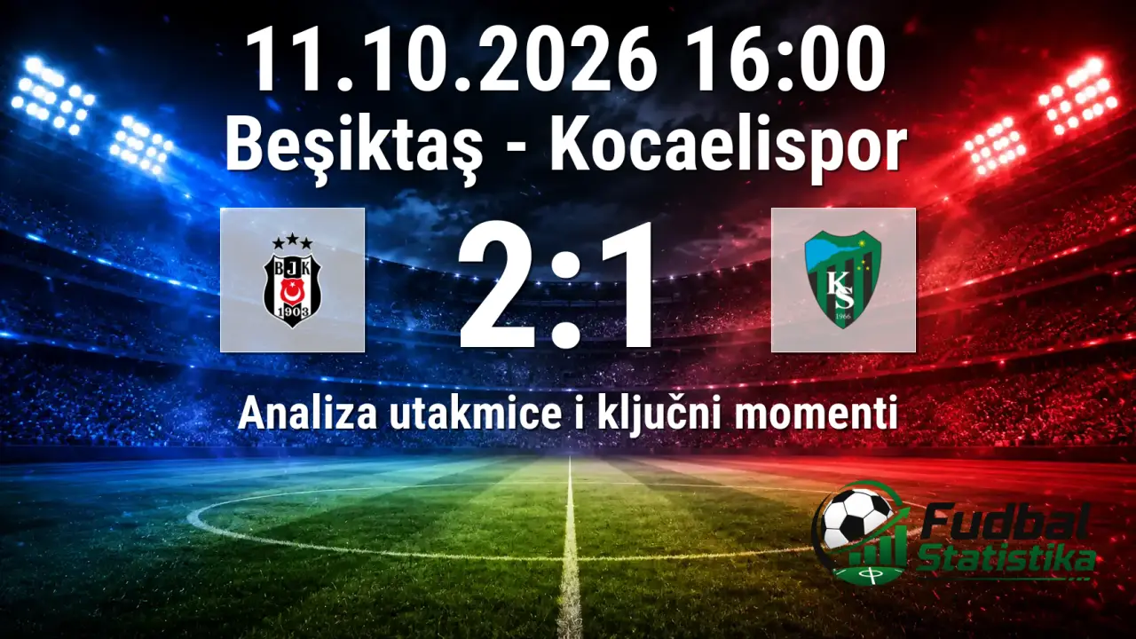 Bešiktaš - Kocaelispor 2:1, Süper Lig 7. kolo