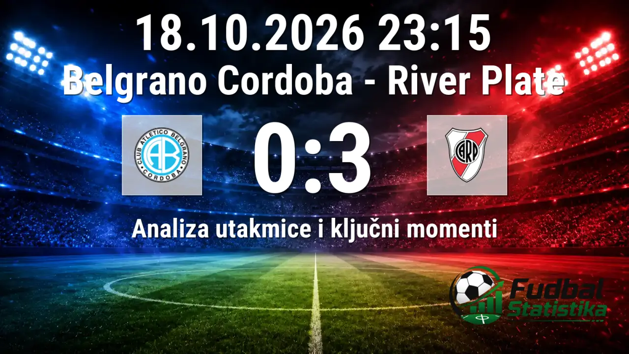Belgrano Cordoba - River Plate 0:3, Liga Profesional Argentina