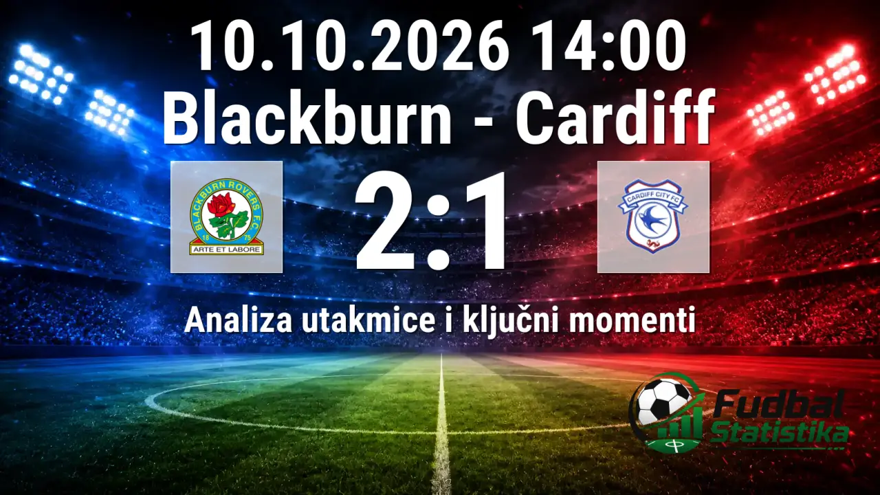 Blackburn - Cardiff 2:1, Championship 2026