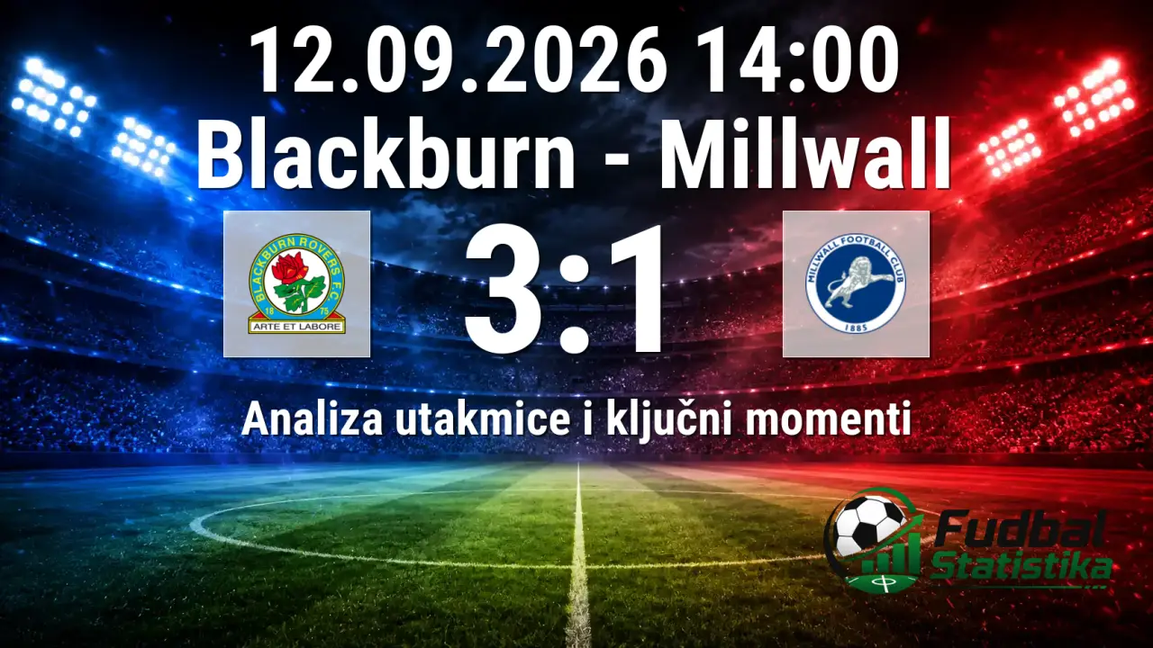 Blackburn vs Millwall 3:1 - Championship analiza
