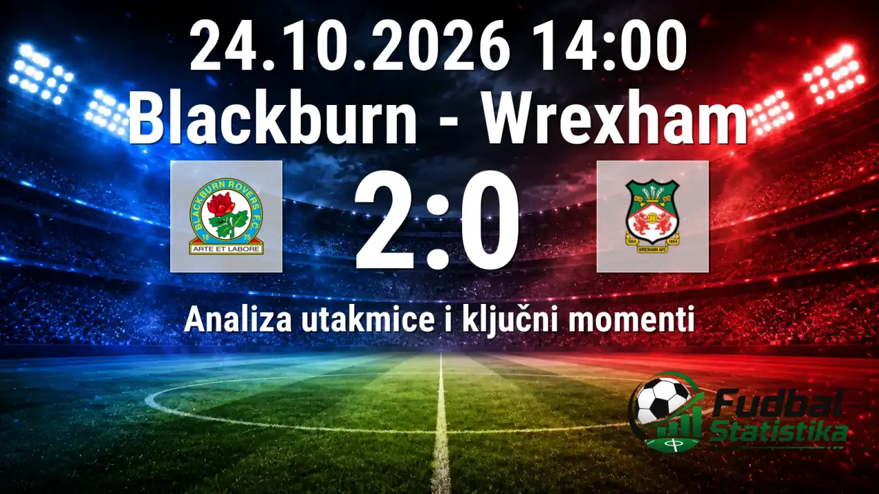 Blackburn - Wrexham 2:0, Championship 2026