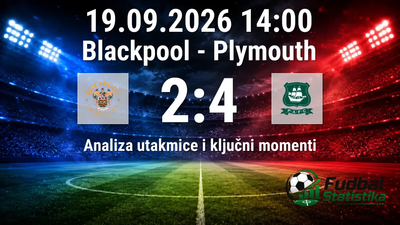Blackpool - Plymouth 2:4 - Liga One analiza