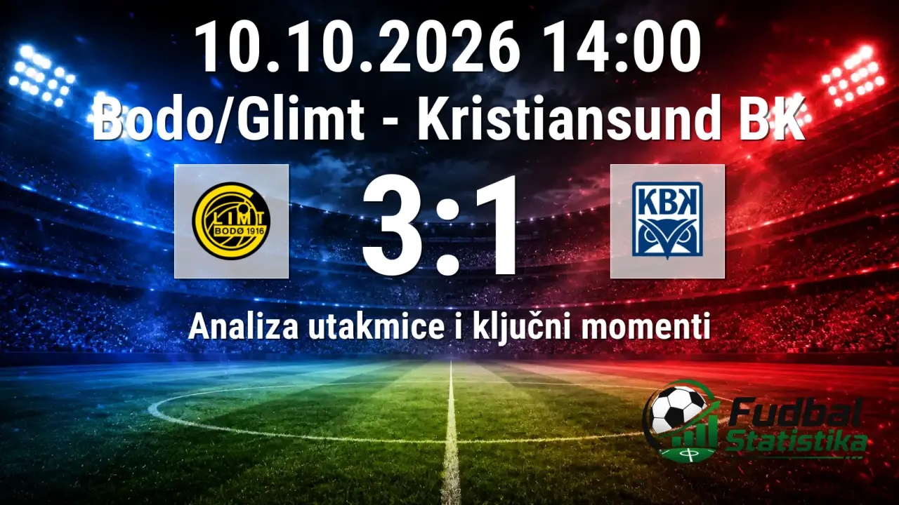 Bodo/Glimt - Kristiansund BK 3:1, Eliteserien 2026