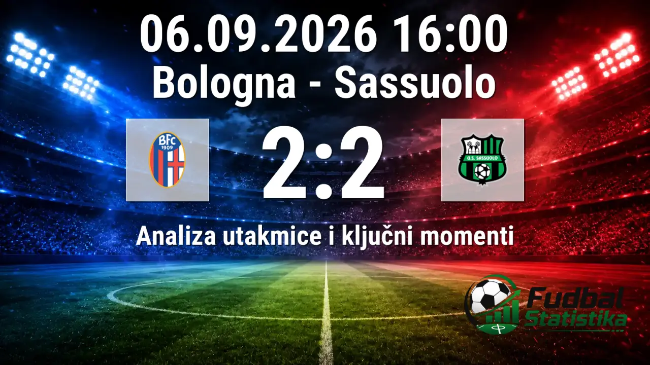 Bologna vs Sassuolo 2:2 - Serie A analiza