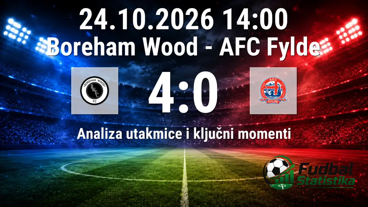 Boreham Wood - AFC Fylde 4:0 analiza