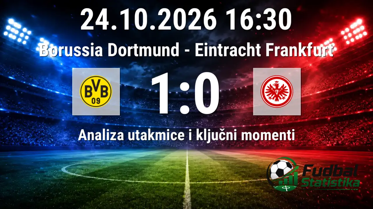 Borussia Dortmund - Eintracht Frankfurt 1:0 u 7. kolu Bundeslige
