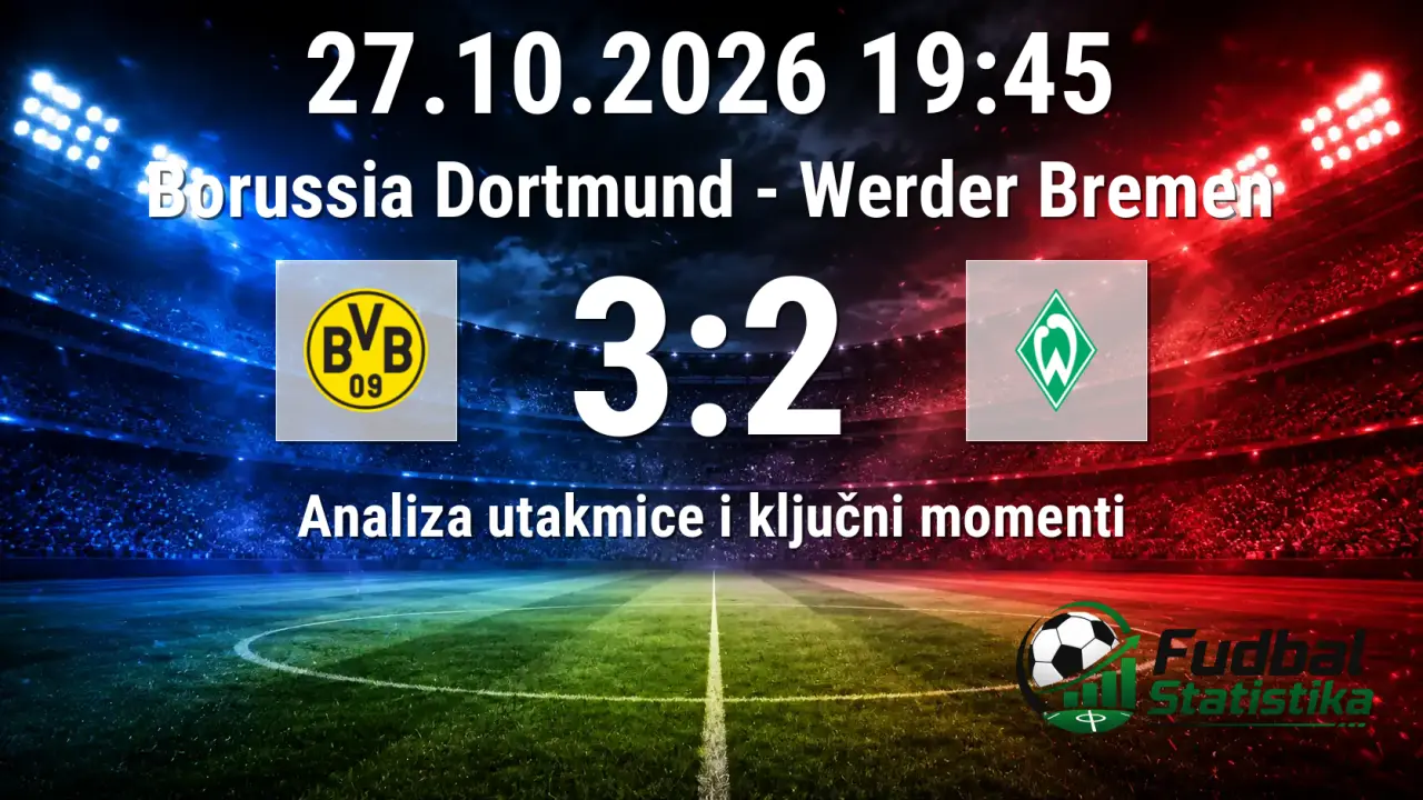 Borussia Dortmund - Werder Bremen 3:2, DFB Pokal 2026