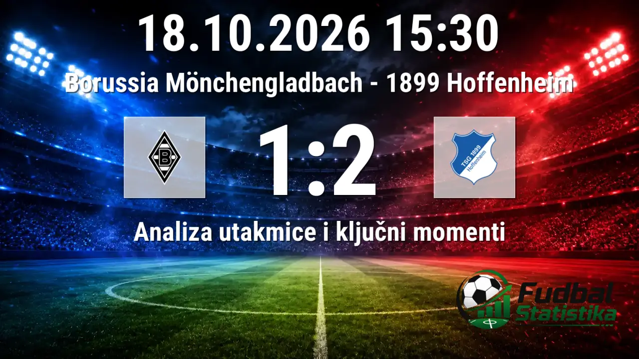 Borussia Mönchengladbach vs 1899 Hoffenheim 1:2 - Bundesliga analiza