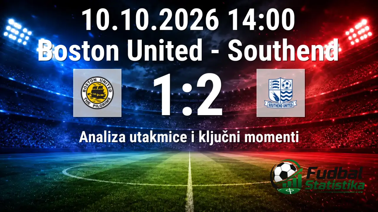 Boston United - Southend 1:2, analiza utakmice Nacionale lige