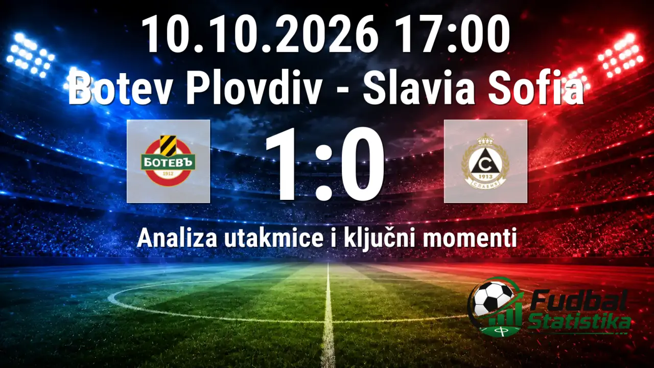 Botev Plovdiv - Slavia Sofia 1:0, Prva liga Bugarske