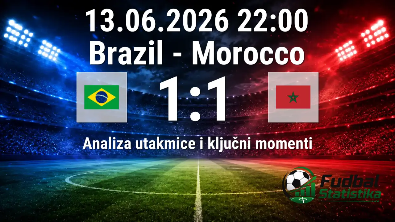 Brazil - Maroko 1:1, Grupa Svetskog prvenstva 2026