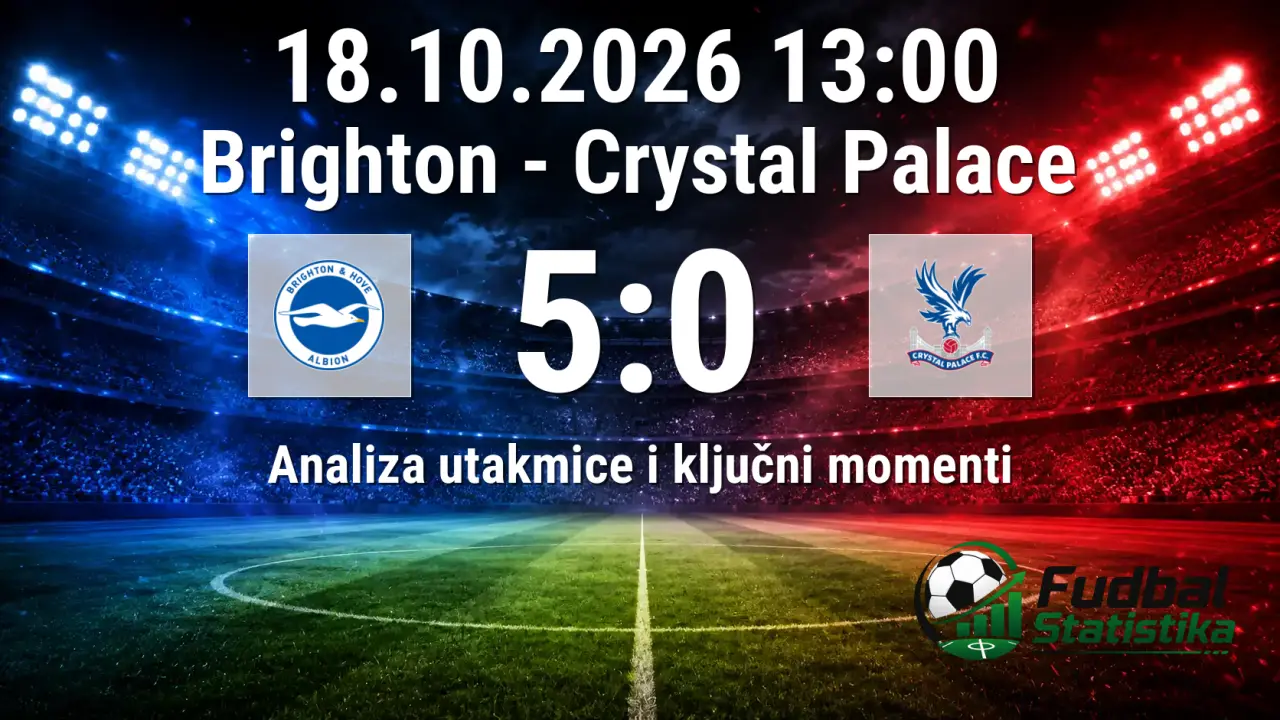 Brighton razbio Crystal Palace sa 5:0 u Premier ligi
