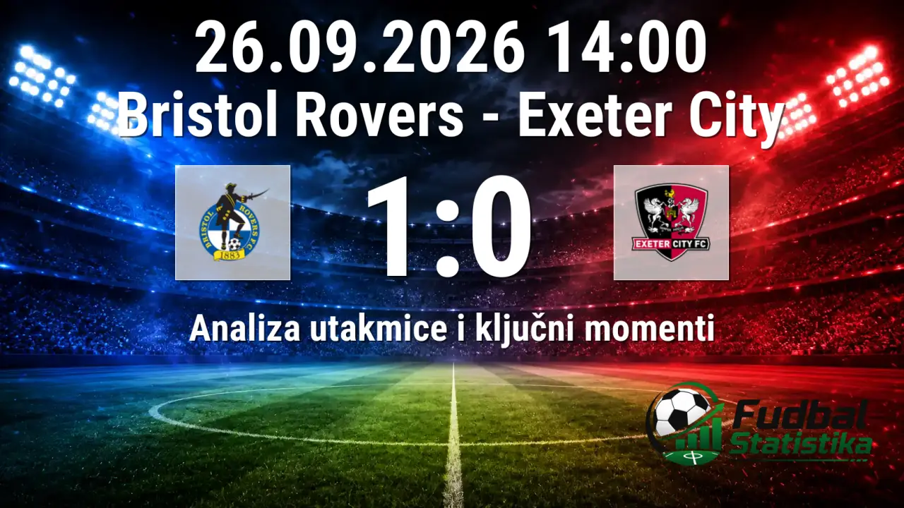 Bristol Rovers - Exeter City 1:0, League Two analiza